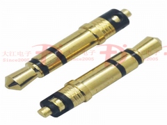 3.5立体4.0盘22.5L镀金耳机插头